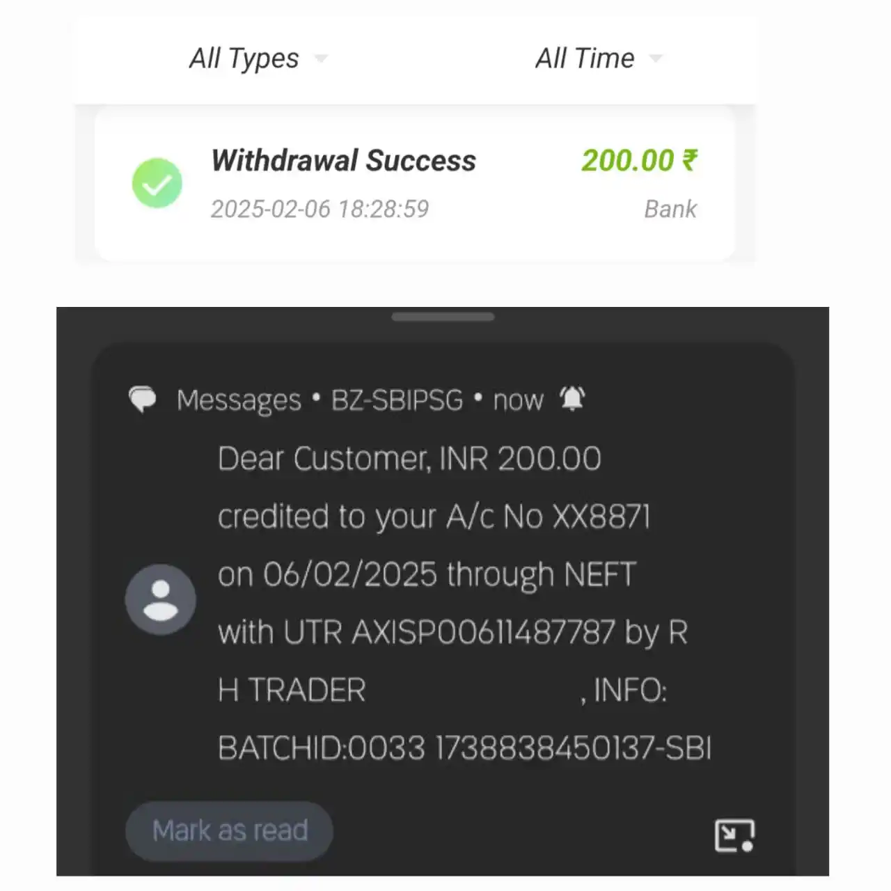 WITHOUT INVESTMENT EARNING WITH DEV post
