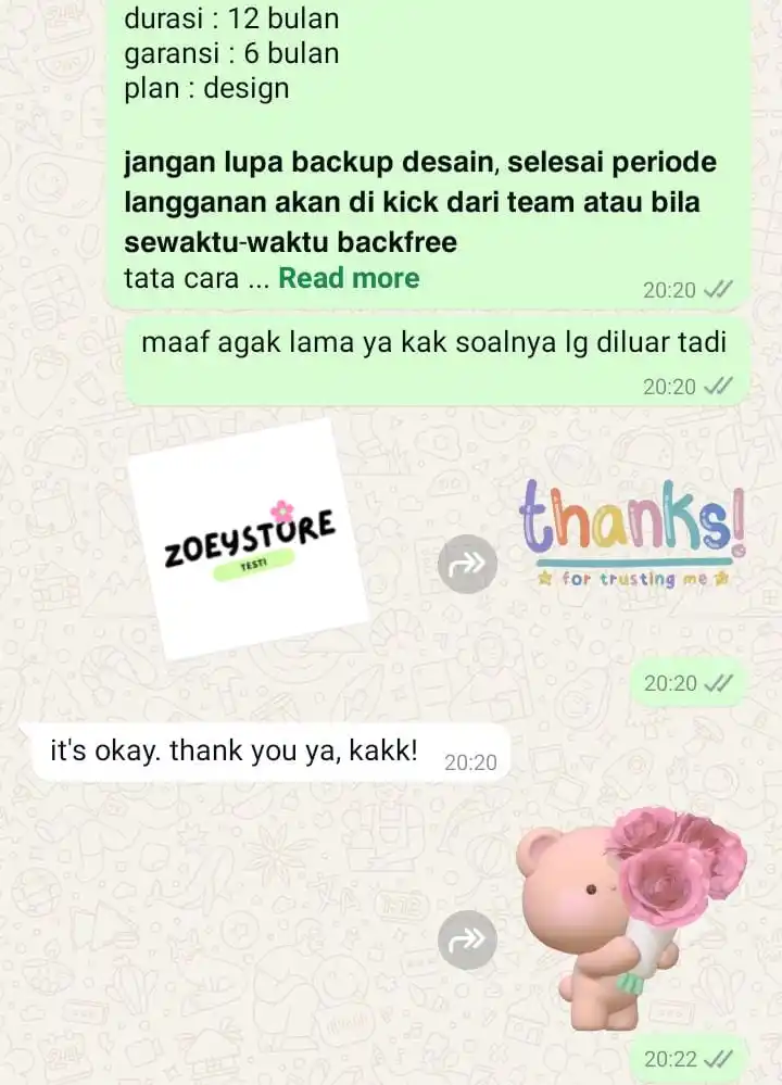 zoe stuff 🫧(testi and promo info) post