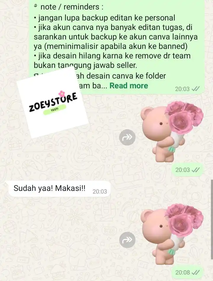 zoe stuff 🫧(testi and promo info) post