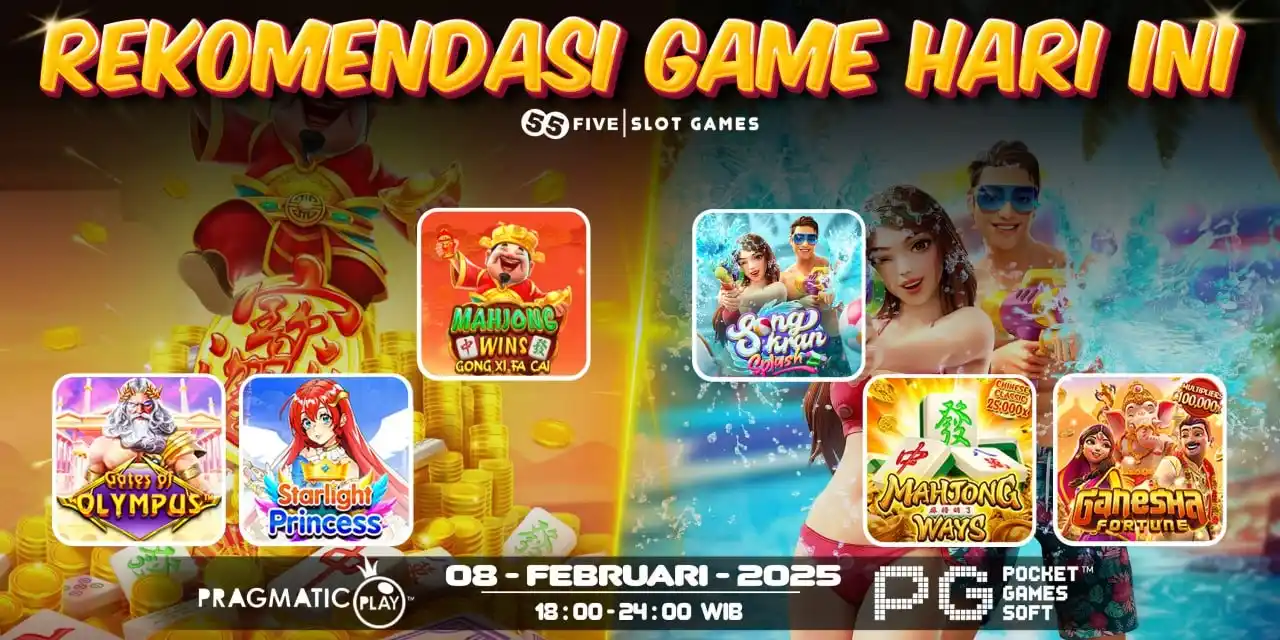 Image from 55FIVE SLOT | Channel Official: GAME REKOMENDASI 08-02-2025 🎰 PRAGMATIC PL...