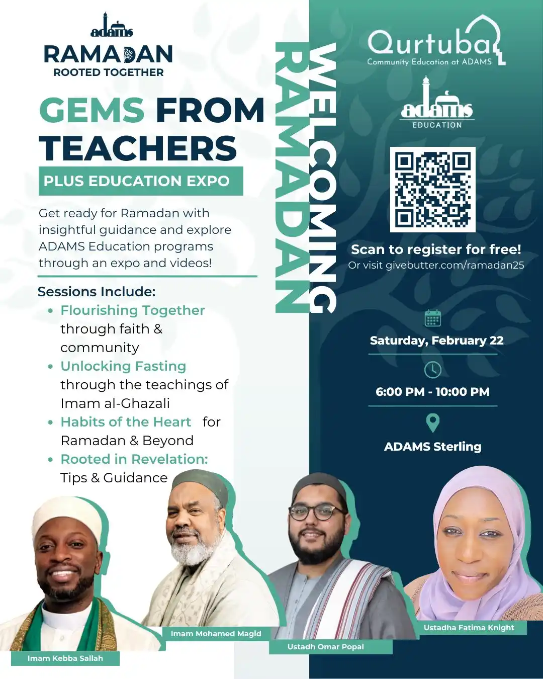 Image from ADAMS Official Channel: 🌟✨ 🌙 THE BIGGEST EVENT: Welcoming Ramadan: Gems from Teachers 🌙 ✨🌟...