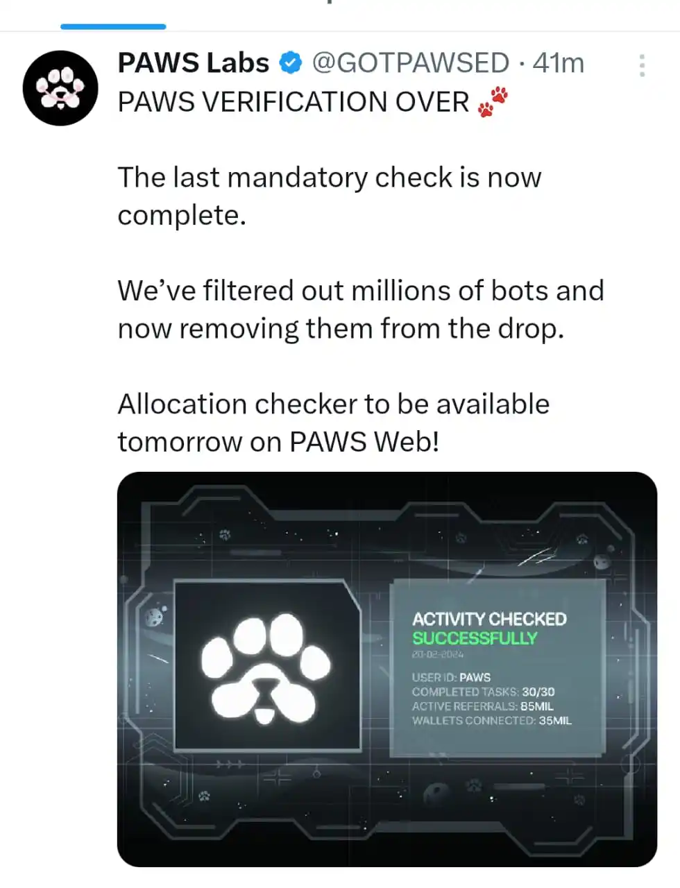 Airdrop Hunters💰 post