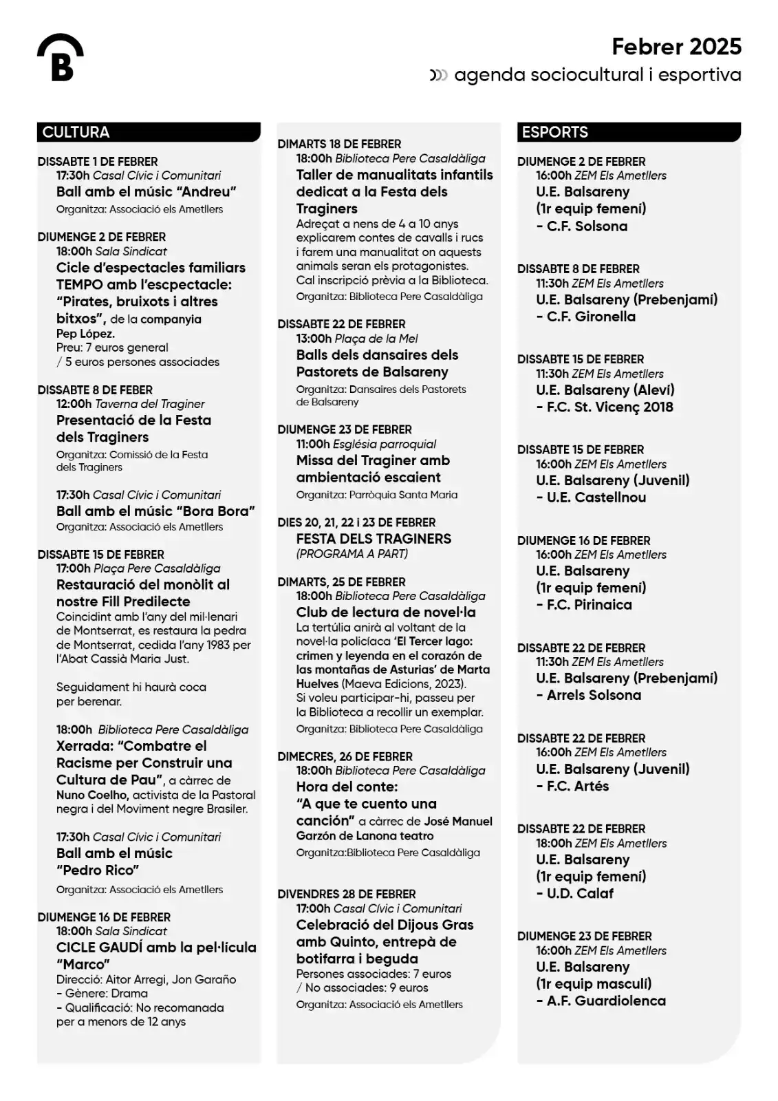 Ajuntament de Balsareny post