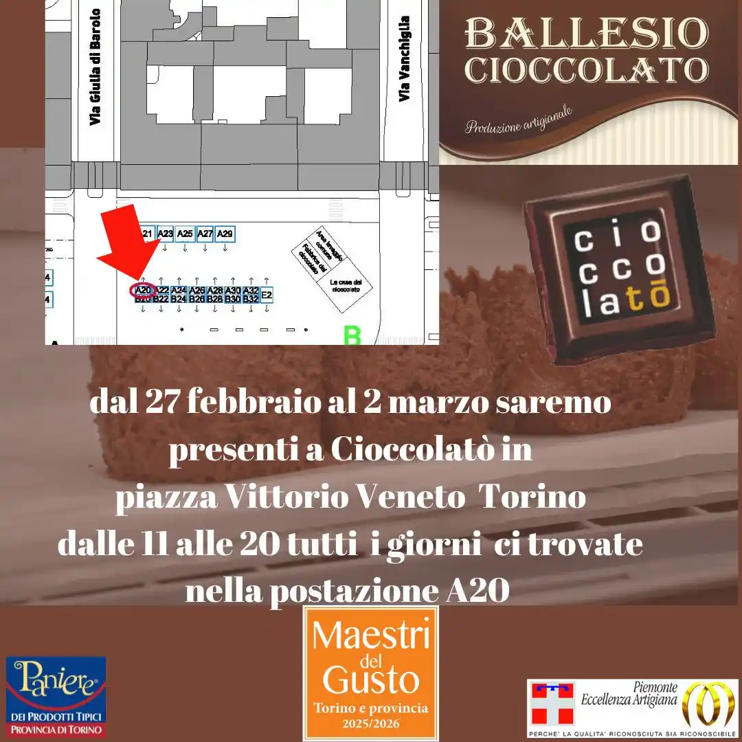 Ballesio Cioccolato post