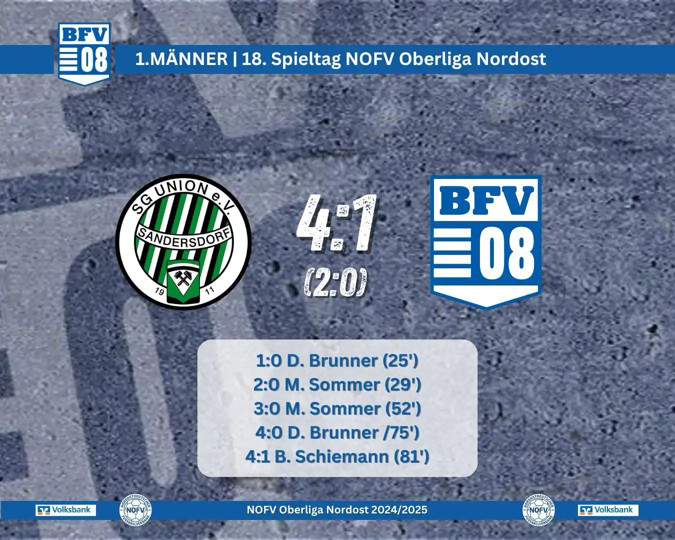 Image from Bischofswerdaer FV 08: 1.MÄNNER | Niederlage beim Pflichtspielauftakt 2025 🔵⚽️⚪️ … ❌ Ein Sa...