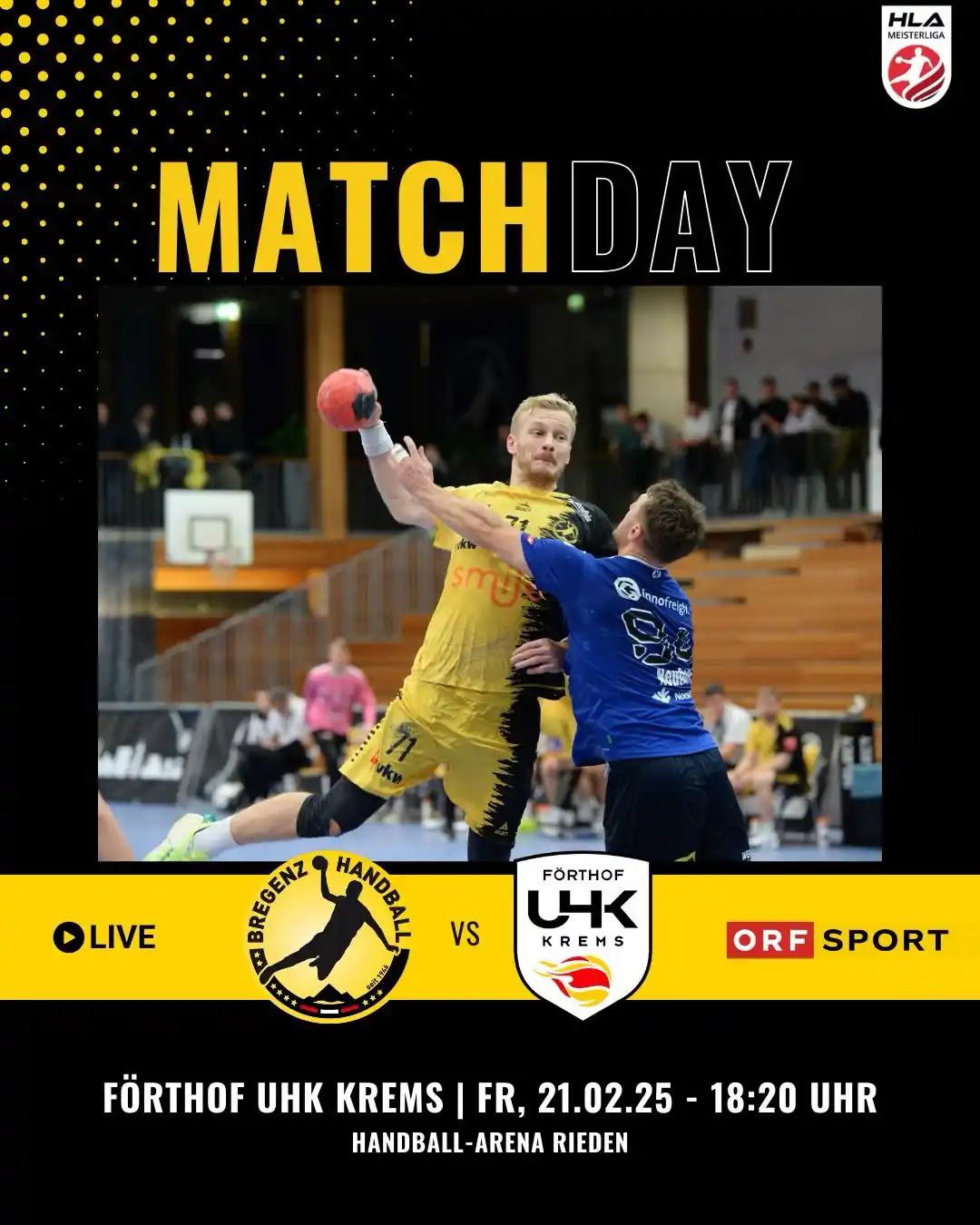 Bregenz Handball post