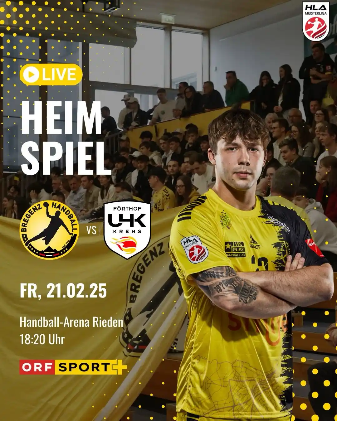 Bregenz Handball post