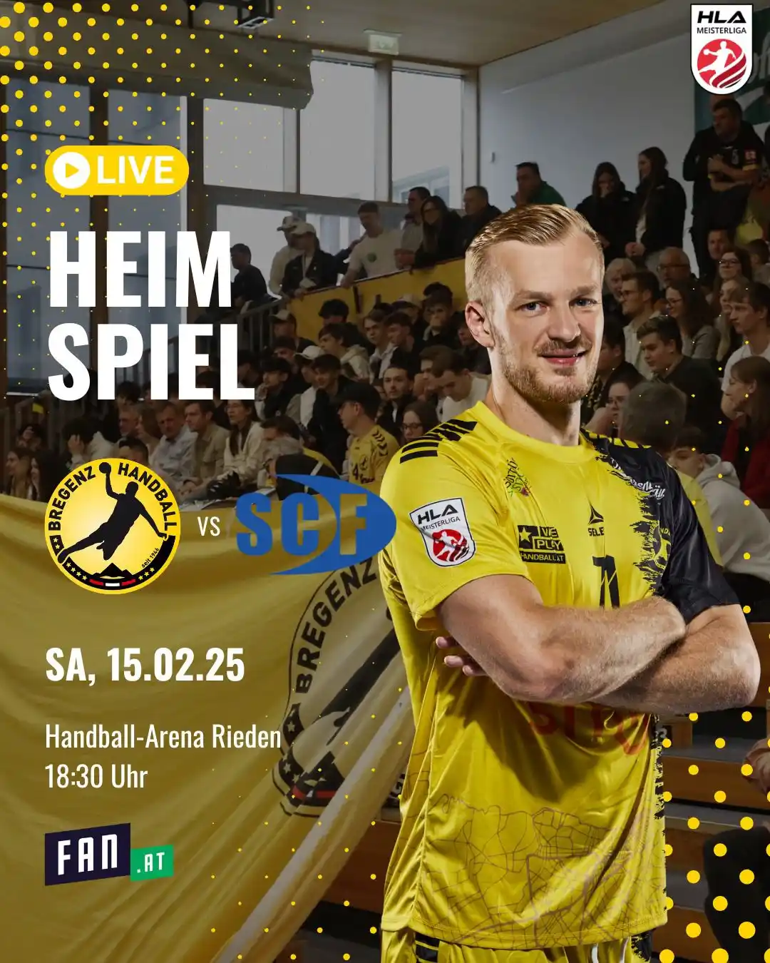 Bregenz Handball post