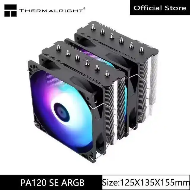 Image from Caça Preço Do Rocha !: Aircooler Thermalright PA120 SE - DUAL FAN ARGB - IMPOSTO JA INCLUSO ...