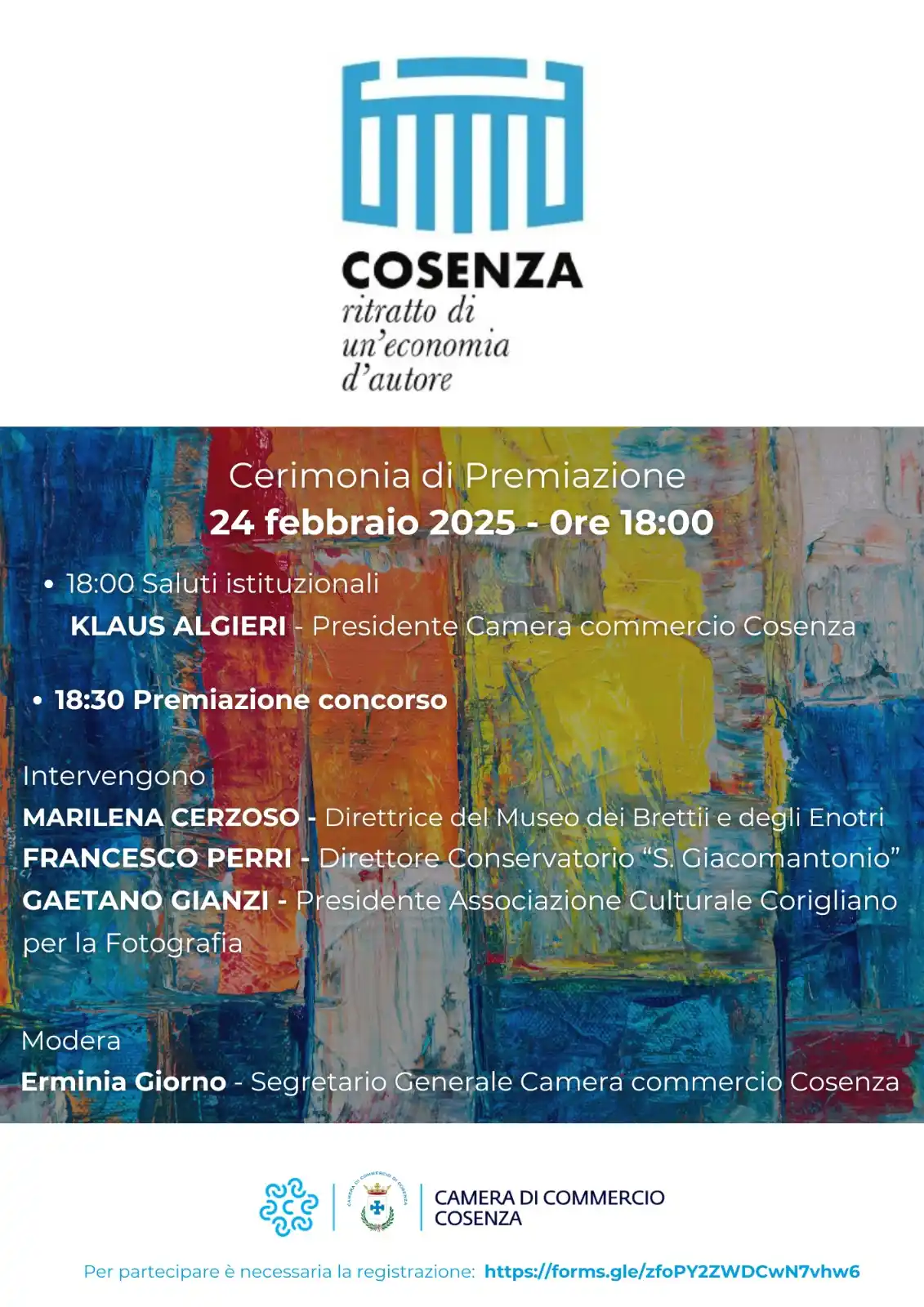 Camera Commercio Cosenza post
