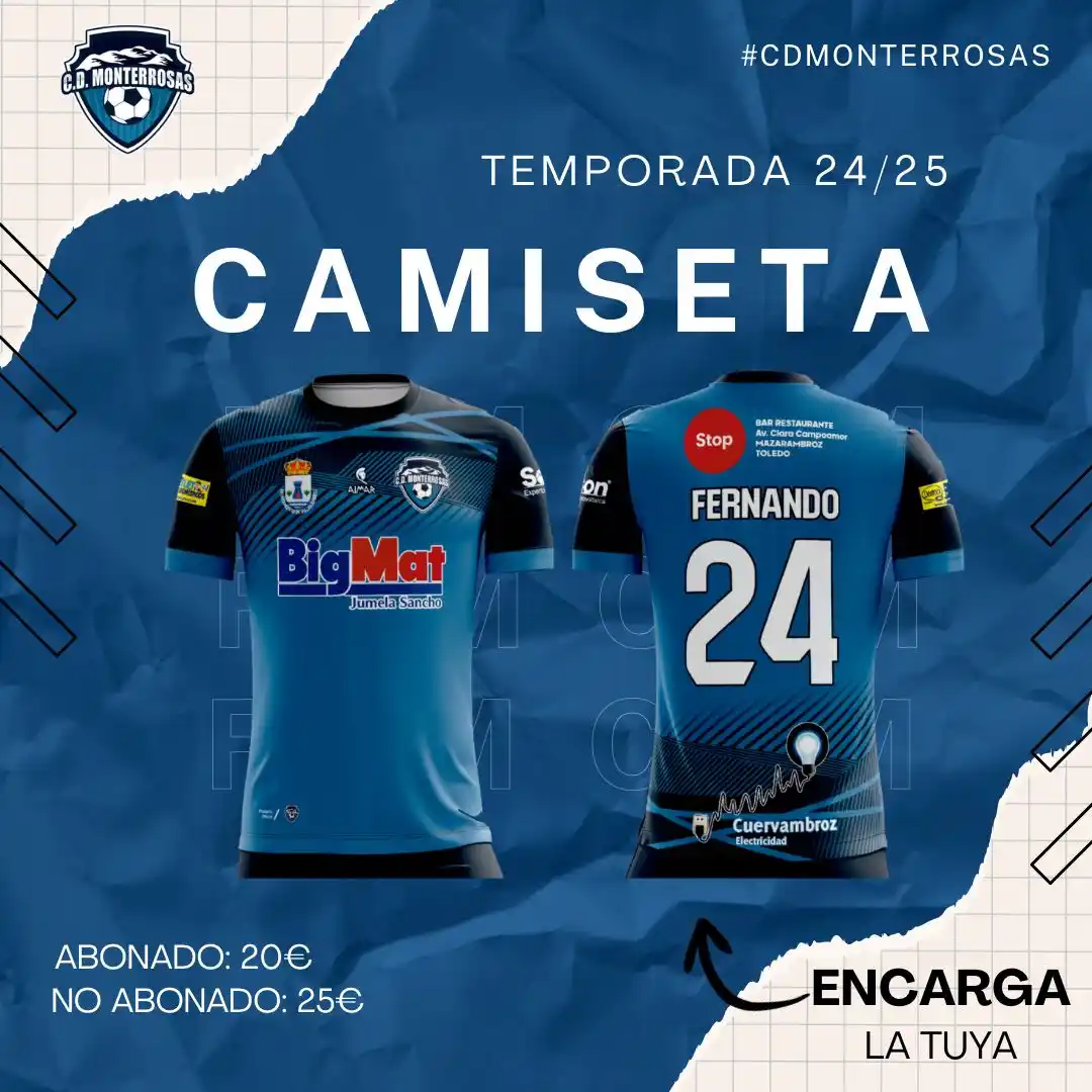 Image from CD MONTERROSAS: ✅ A la venta la camiseta del FS Mazarambroz CD Monterrosas 24/25. 👦�...