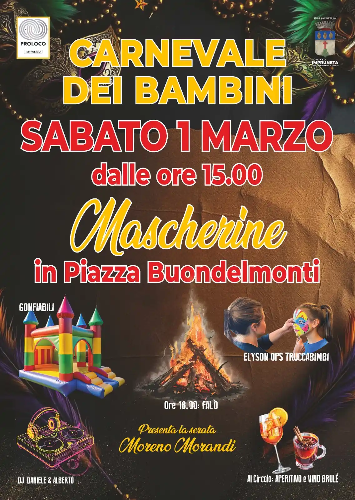 Image from Comune di Impruneta: 🎉🎭 Carnevale dei Bambini a Impruneta! 🎭🎉 Sabato 1 marzo, a partir...