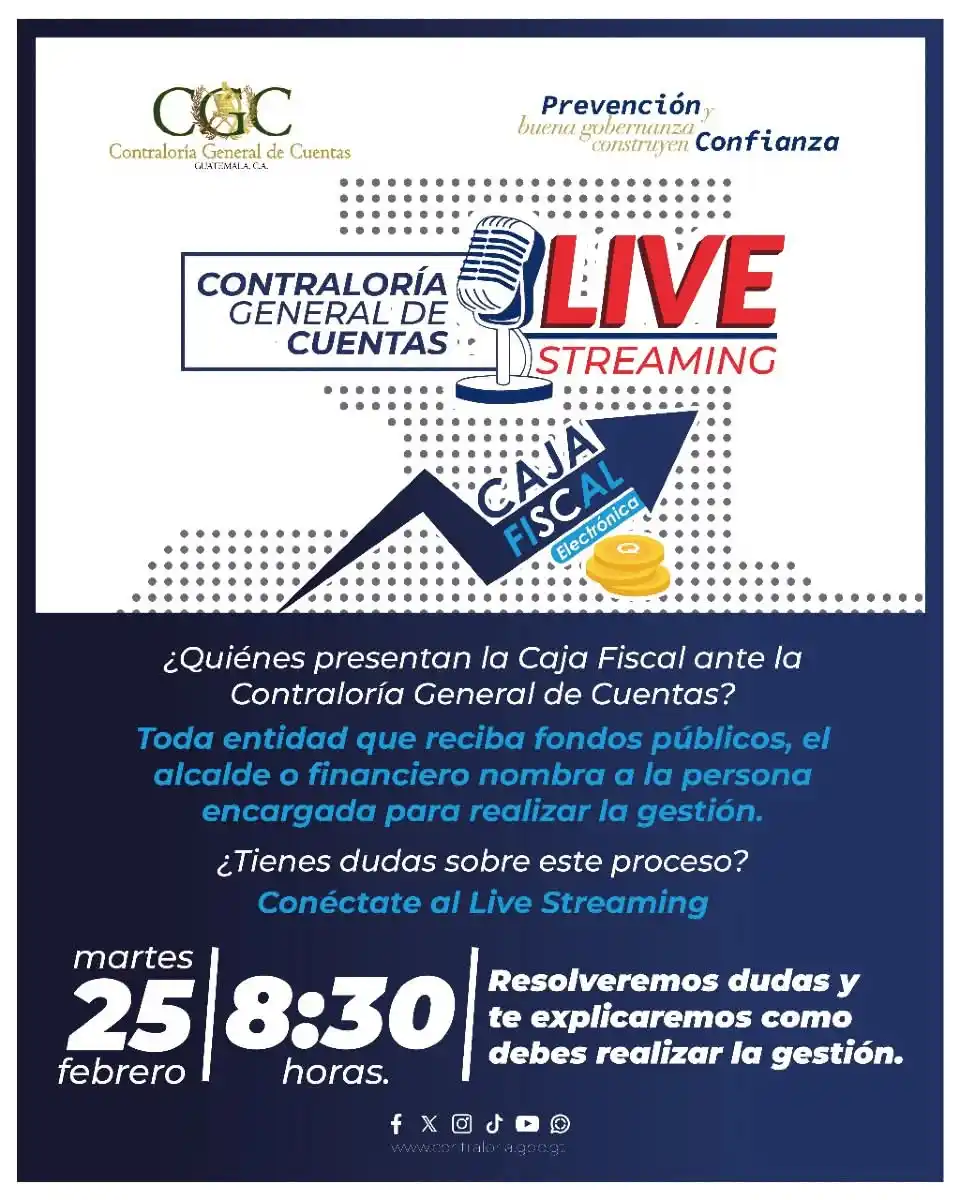Contraloría General de Cuentas GT 🇬🇹 post
