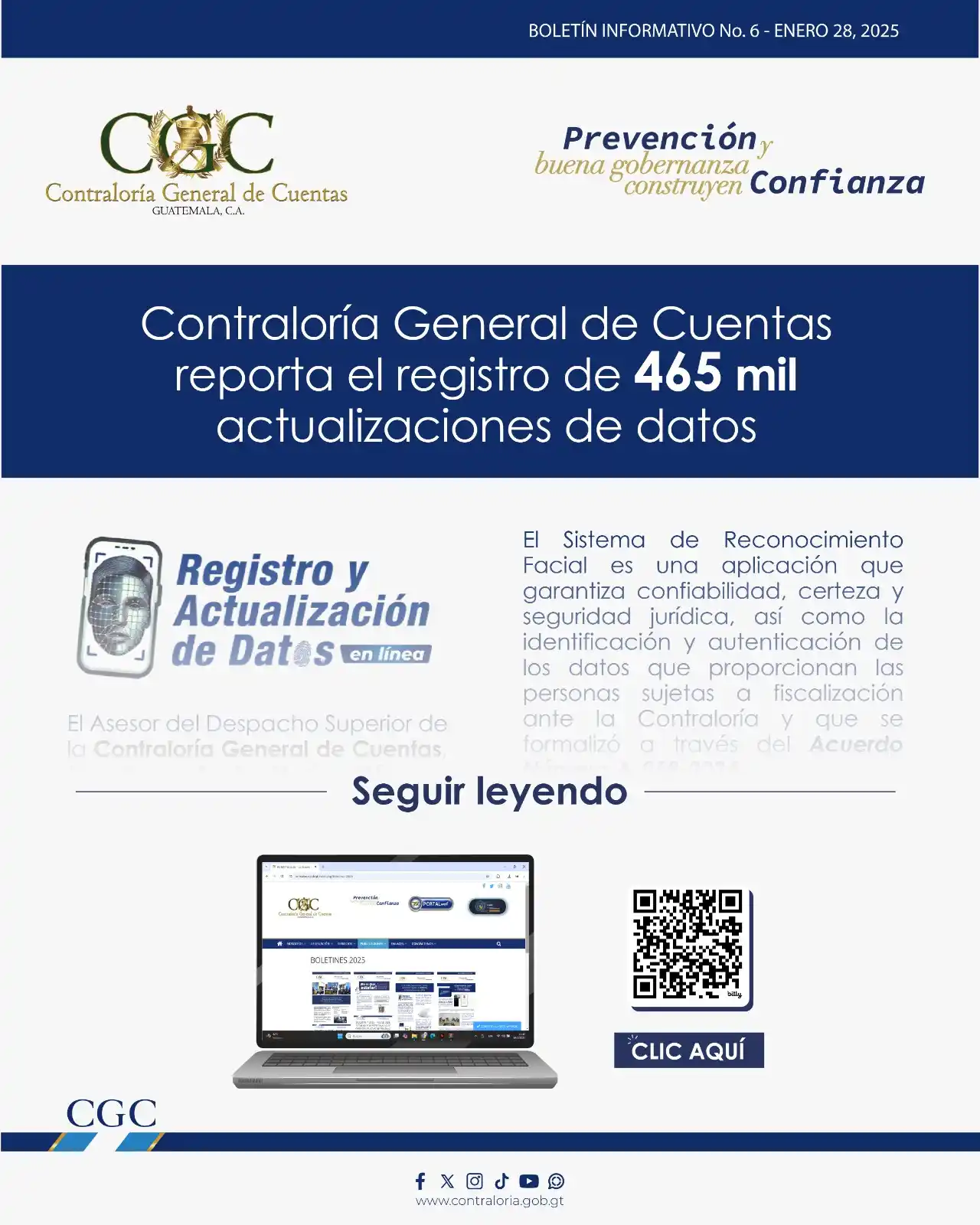 Contraloría General de Cuentas GT 🇬🇹 post