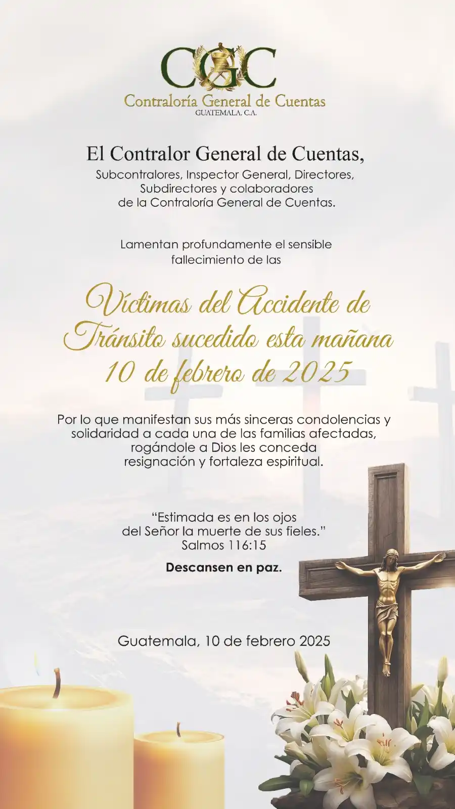 Contraloría General de Cuentas GT 🇬🇹 post