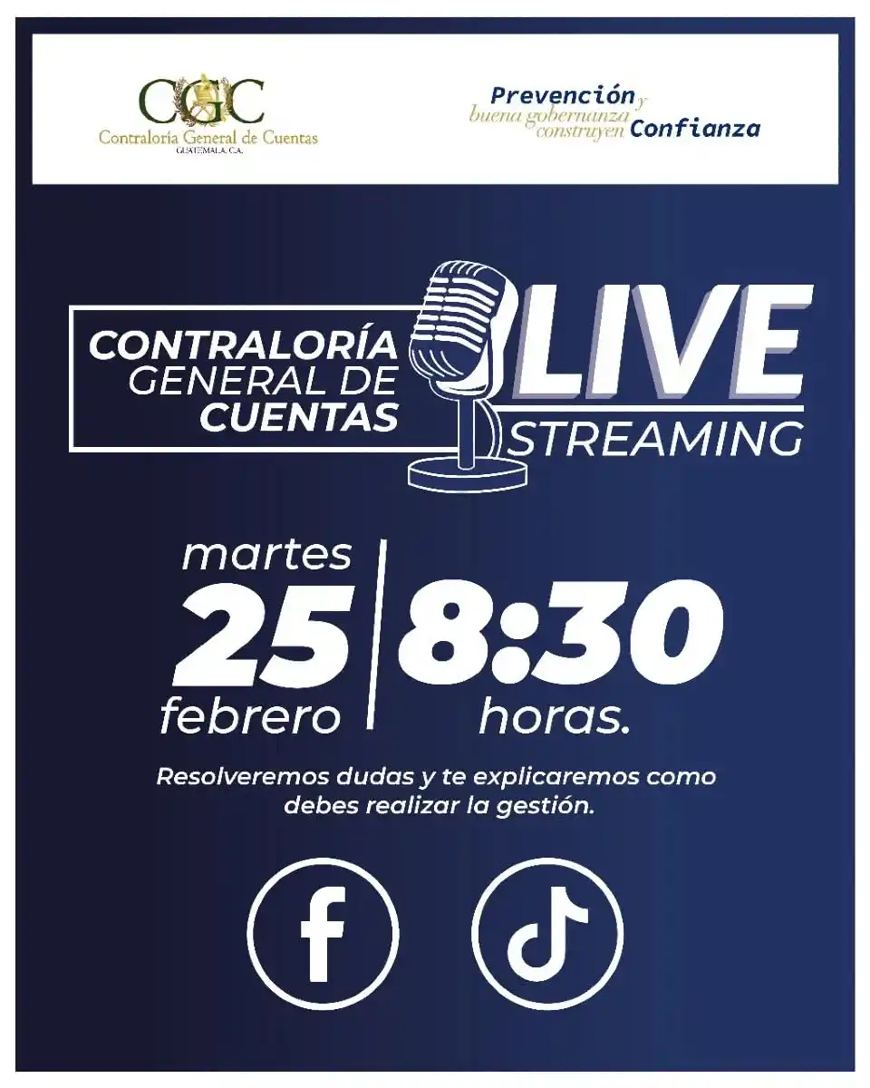 Contraloría General de Cuentas GT 🇬🇹 post