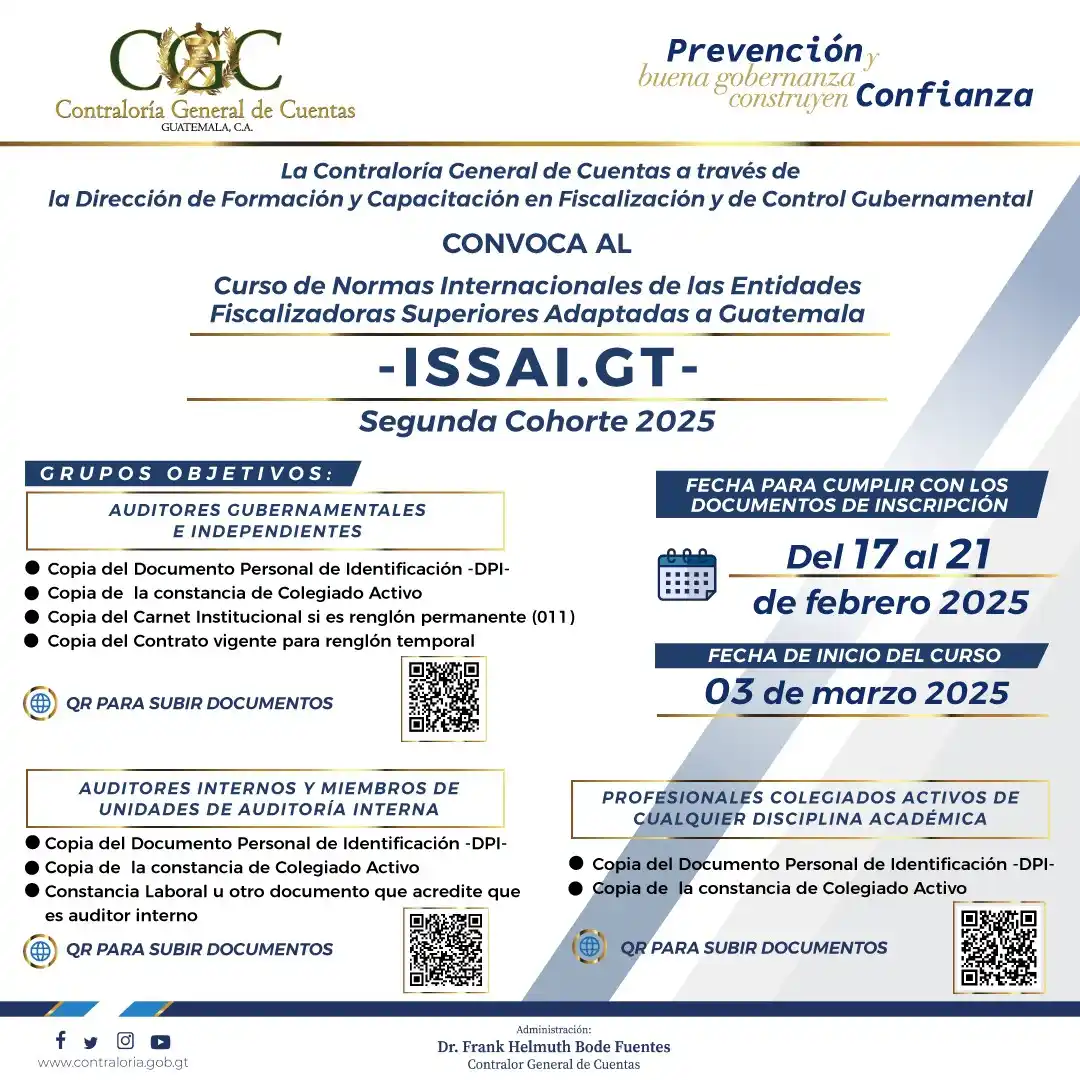 Contraloría General de Cuentas GT 🇬🇹 post