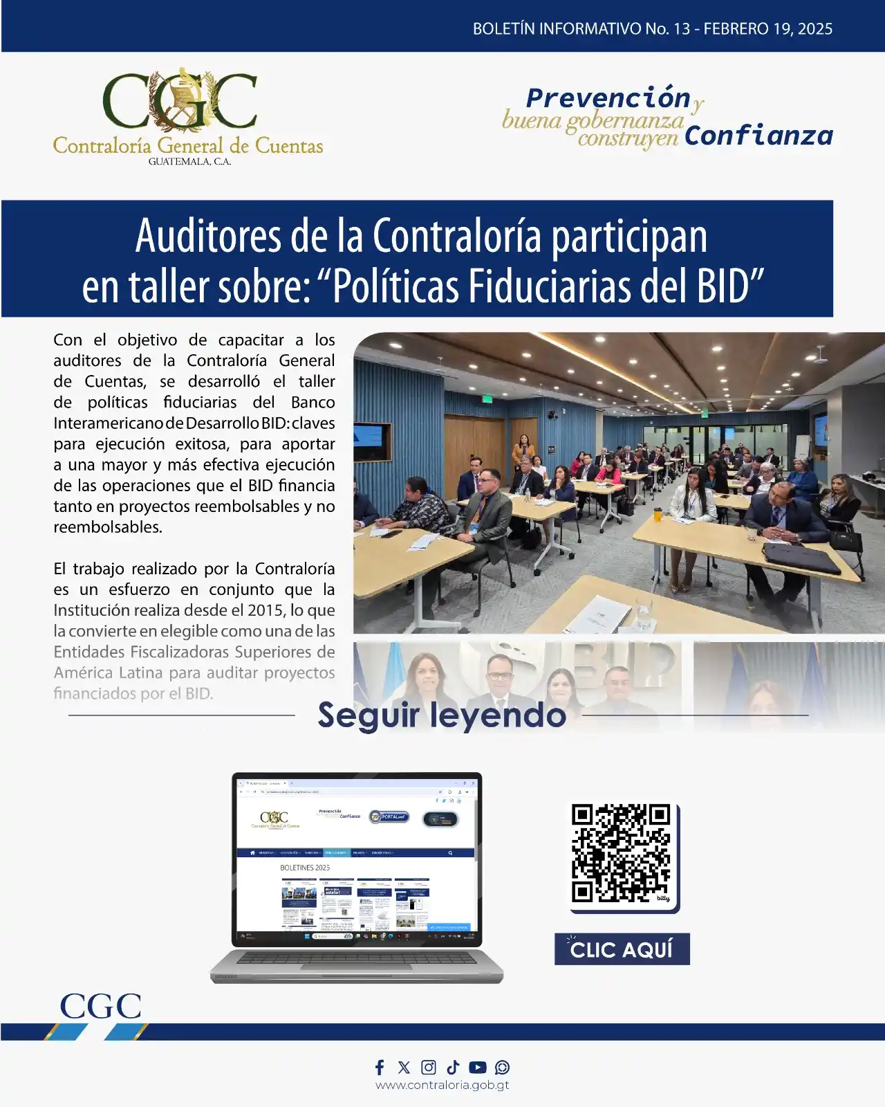 Contraloría General de Cuentas GT 🇬🇹 post