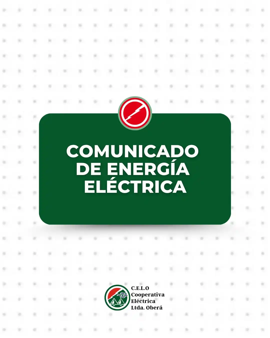 Cooperativa Eléctrica Ltda. Oberá CELO post