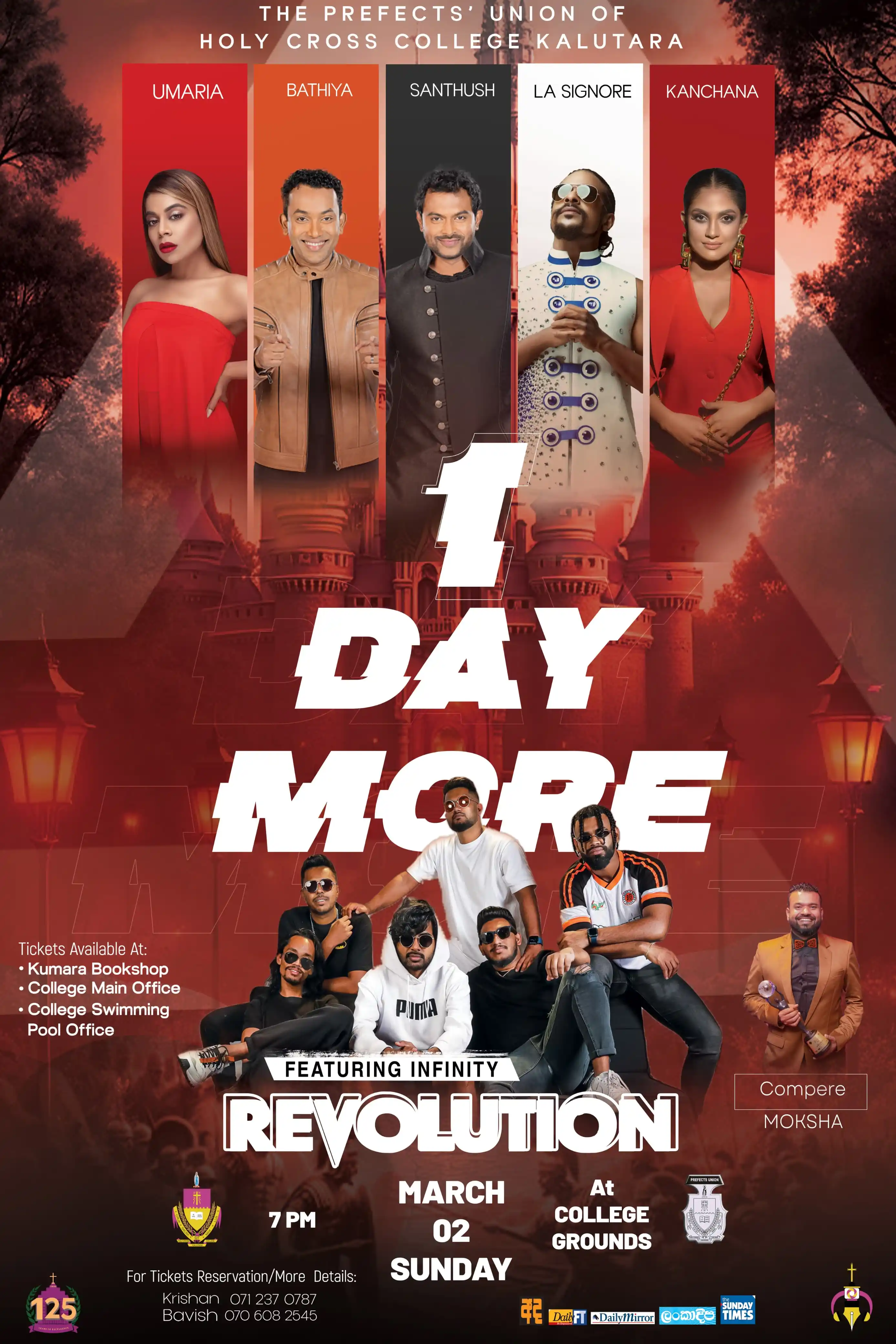 Image from Crusaders’ Media Official : 🚨 ONLY *1 DAY* TO GO! 🎶🔥 The countdown is ON! ⏳ REVOLUTION LIVE IN ...