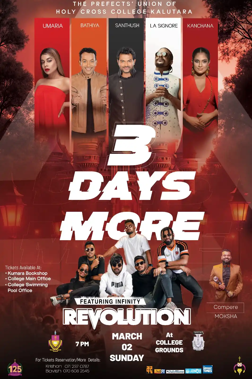 Image from Crusaders’ Media Official : *🚨 ONLY 3 DAYS TO GO! 🎶🔥* The countdown is *ON!* ⏳ _REVOLUTION LIV...