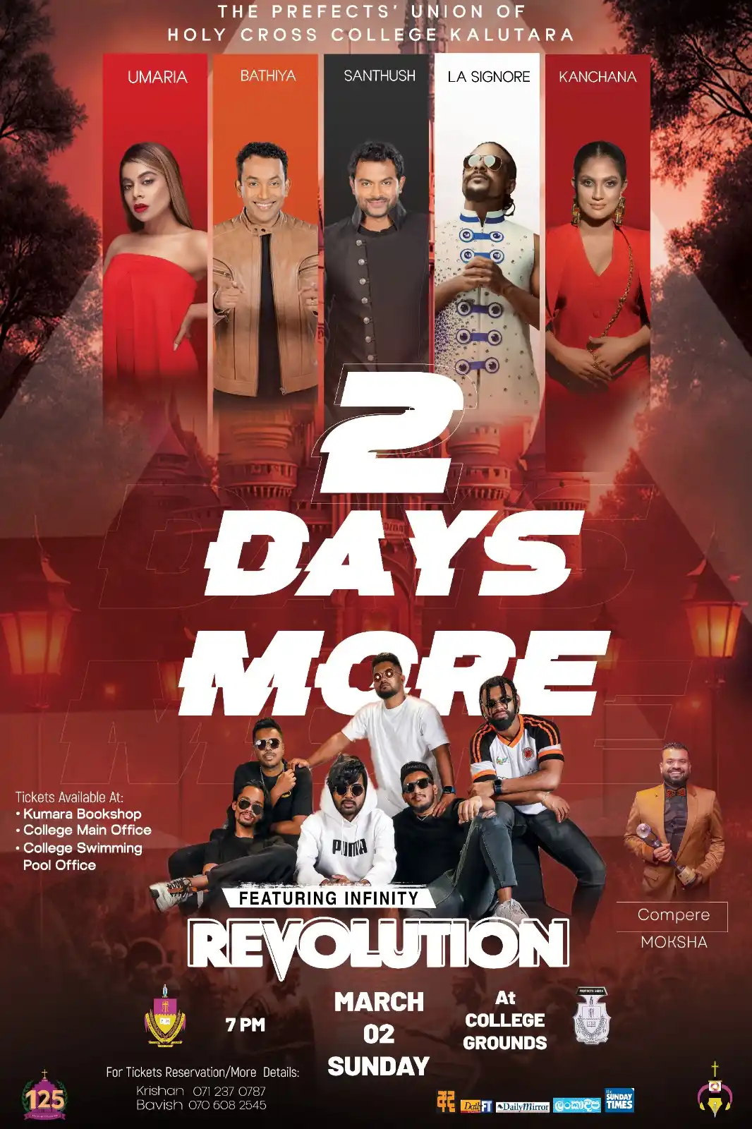 Image from Crusaders’ Media Official : 🚨 ONLY *2 DAYS* TO GO! 🎶🔥 The countdown is ON! ⏳ REVOLUTION LIVE IN...