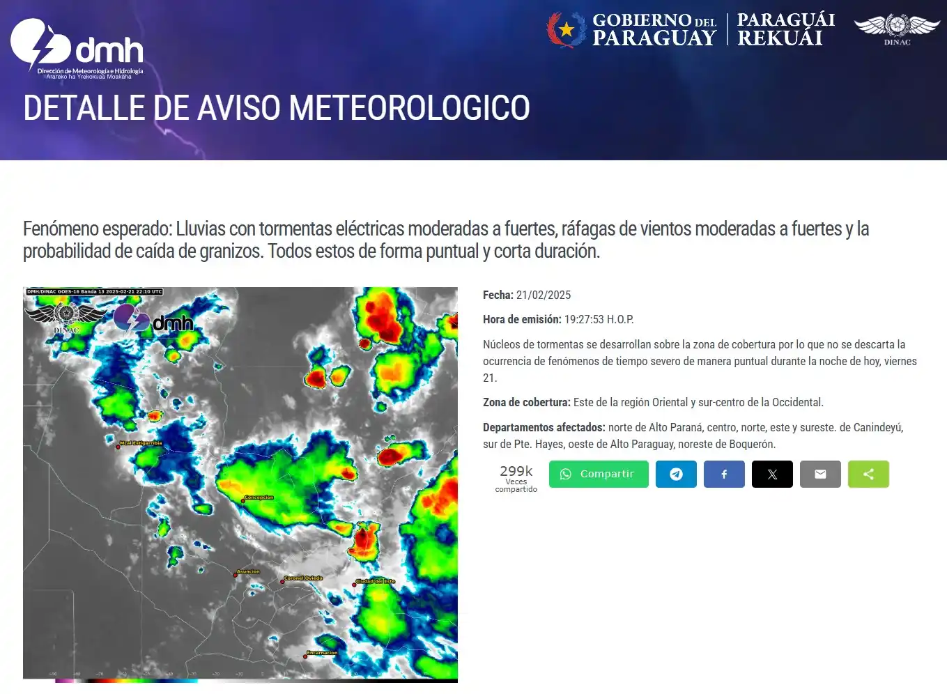 DMH-DINAC_Paraguay post