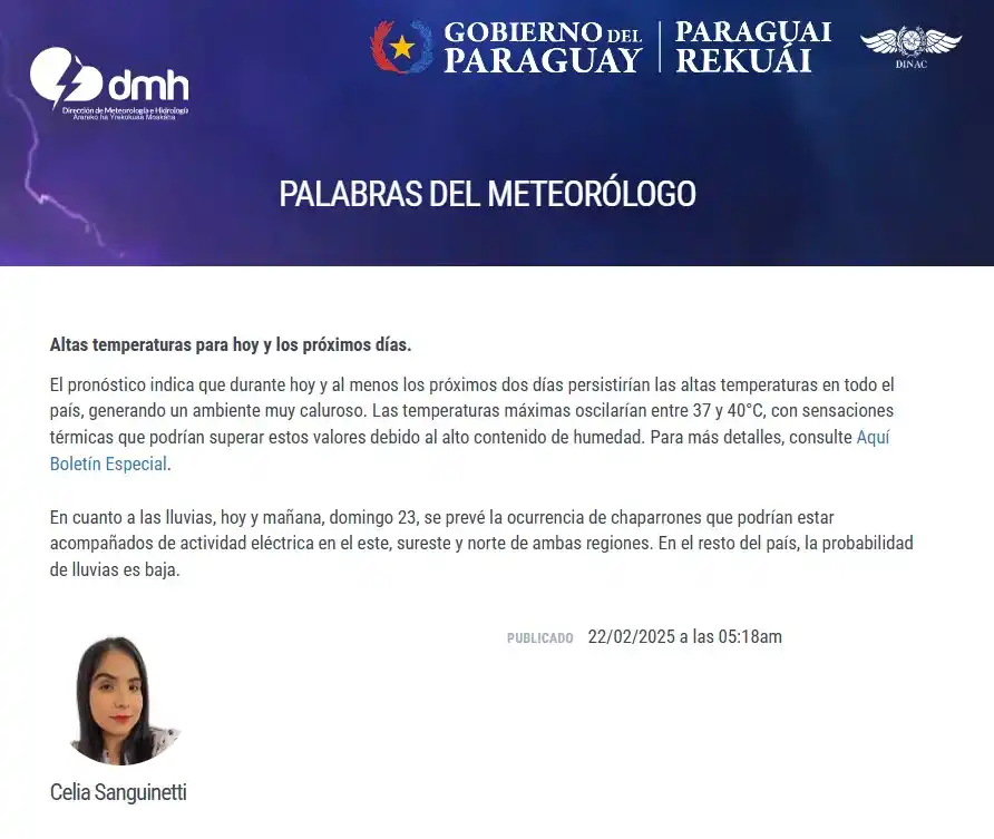 DMH-DINAC_Paraguay post