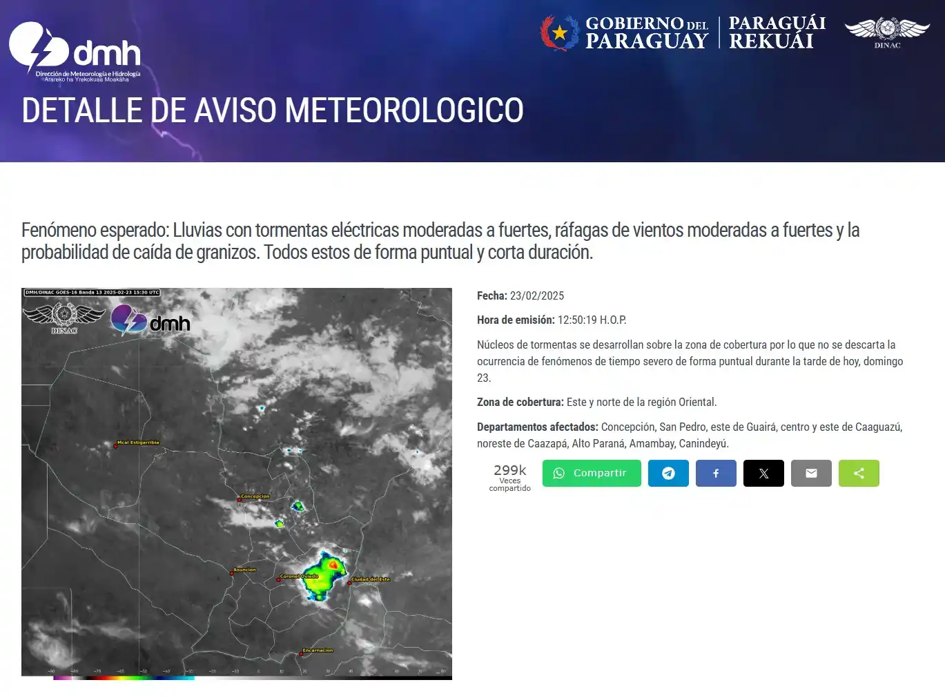 DMH-DINAC_Paraguay post