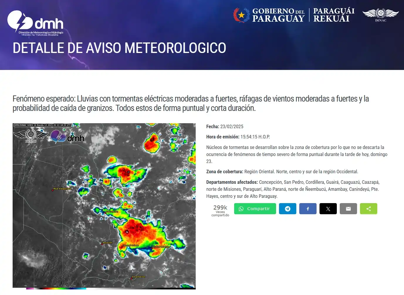 DMH-DINAC_Paraguay post