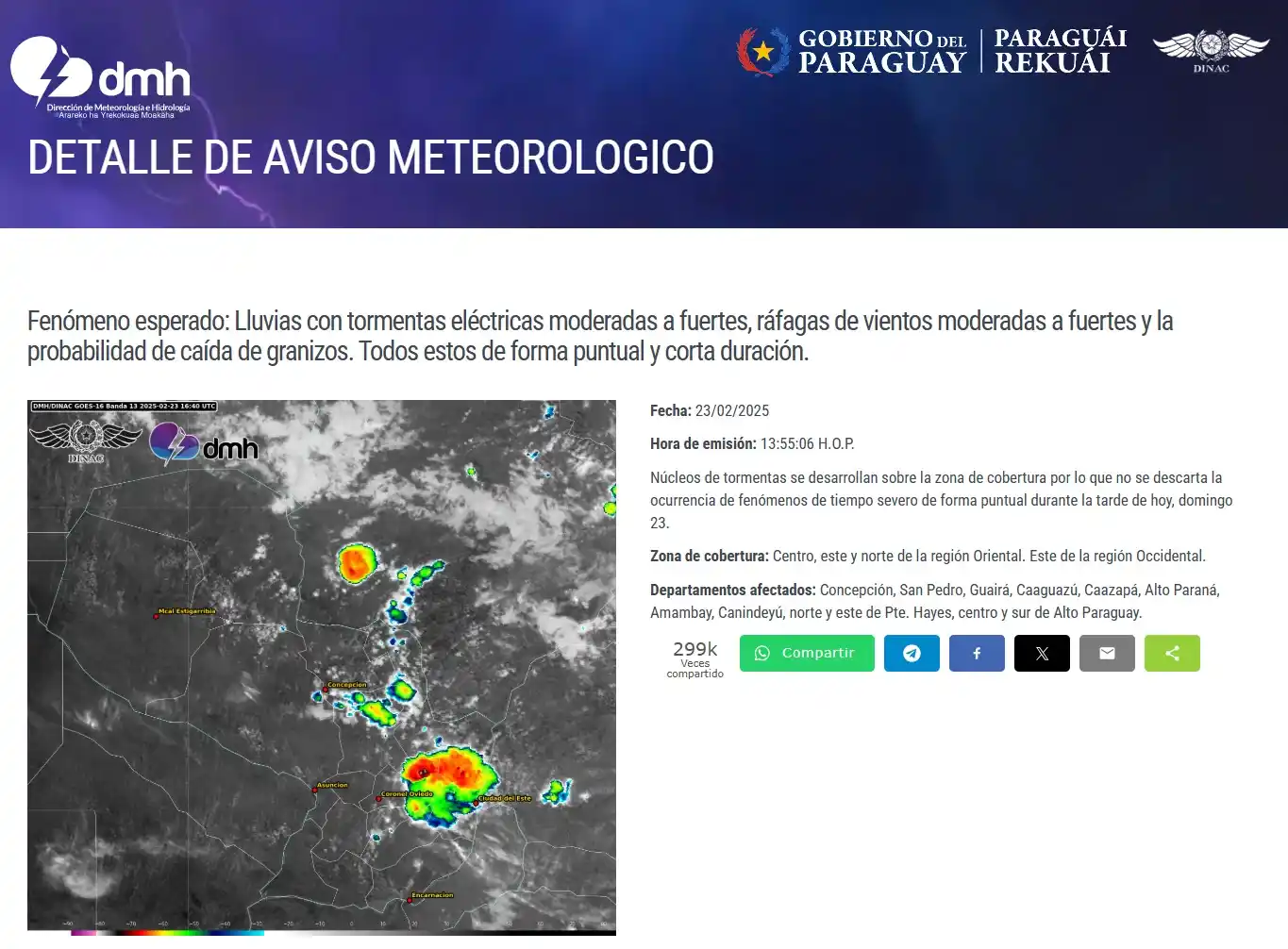 DMH-DINAC_Paraguay post