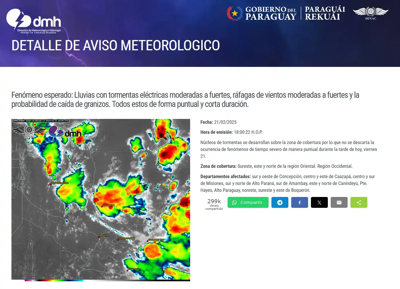 DMH-DINAC_Paraguay post