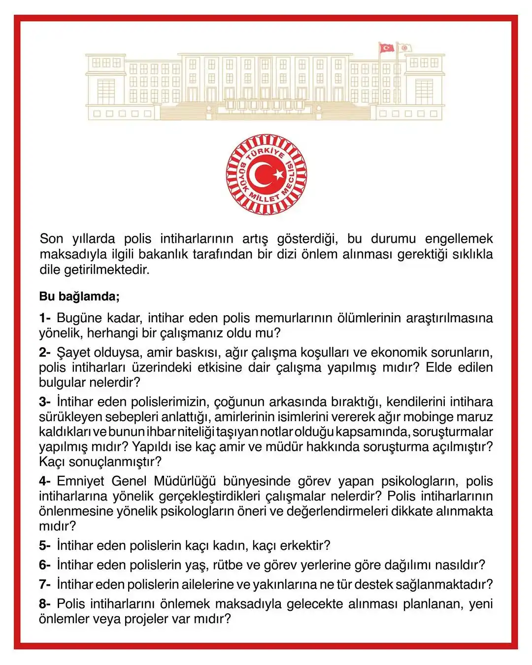 Emniyet Birlik Platformu post