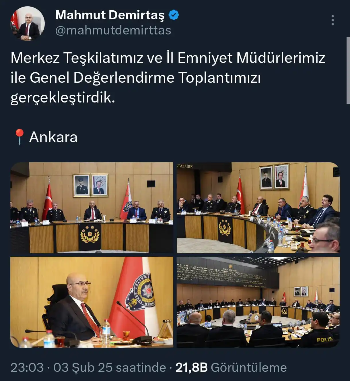 Emniyet Birlik Platformu post