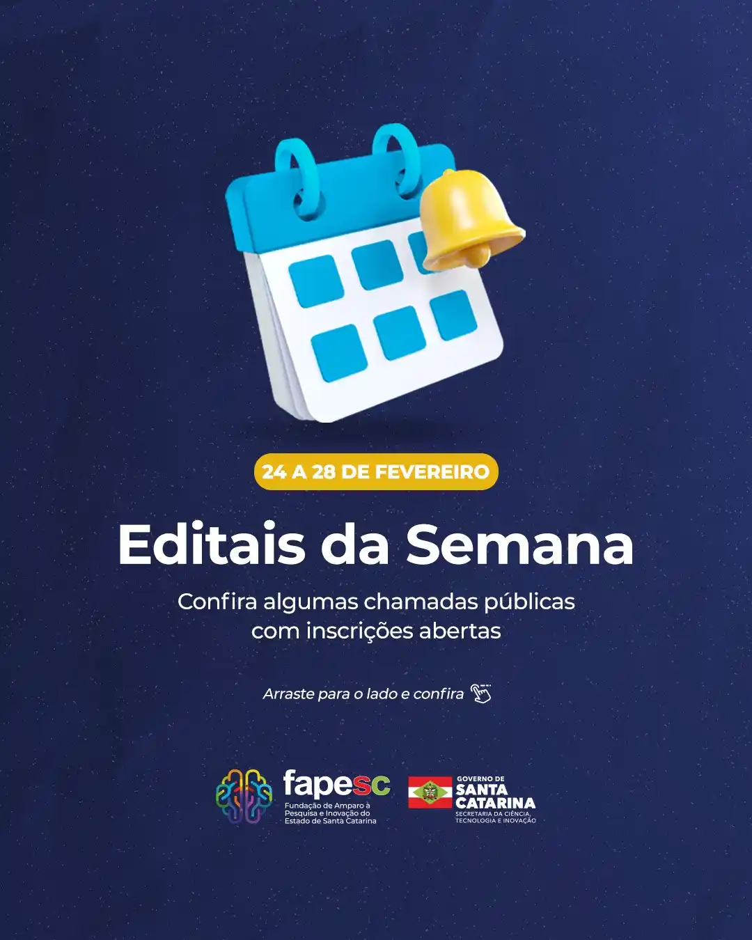 FAPESC - Fundação de Amparo à Pesquisa e Inovação do Estado de Santa Catarina post
