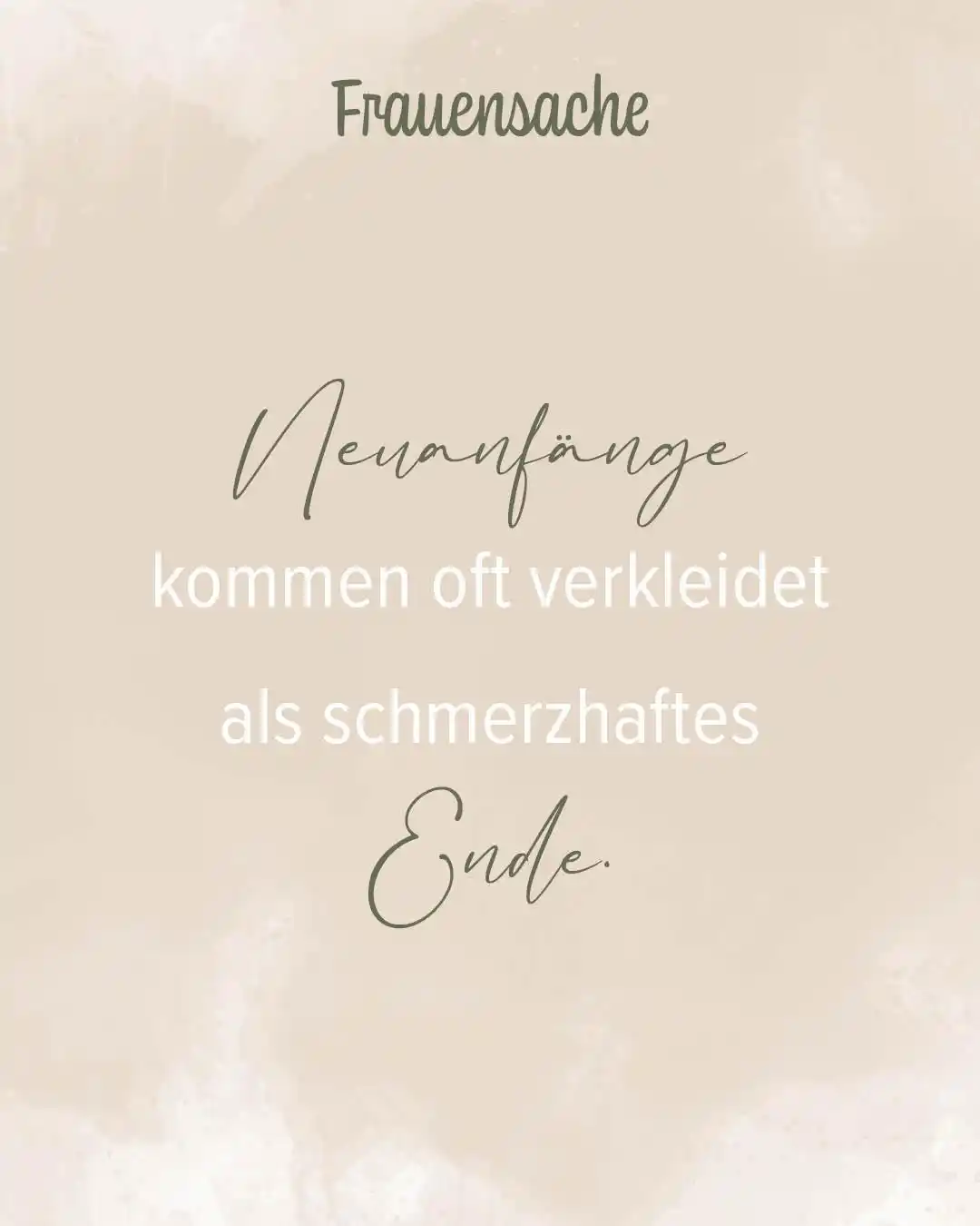 Frauensache - Deine starke Seite post