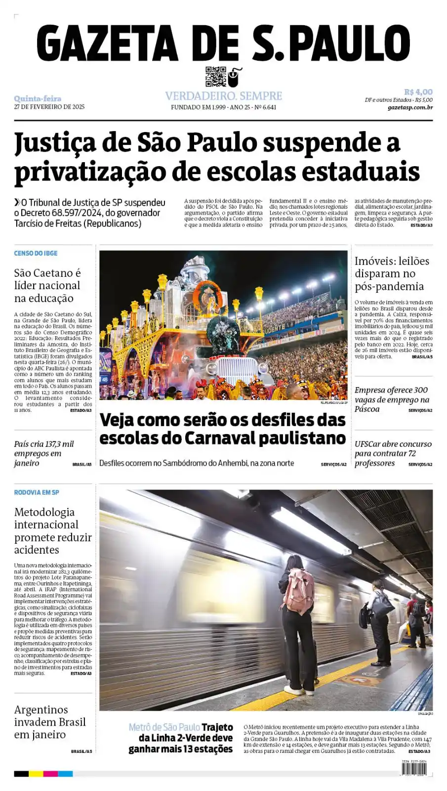 Gazeta de São Paulo post