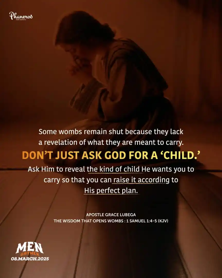Image from GODLAv™: *THE WISDOM THAT OPENS WOMBS* - 1 Samuel 1:4-5 (KJV) _Follow the link...