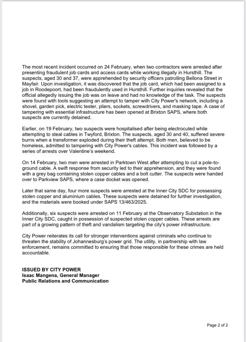 Image from Inner-City SDC Outage Updates: <a class="text-blue-500 hover:underline cursor-pointer" href="/hashtag...