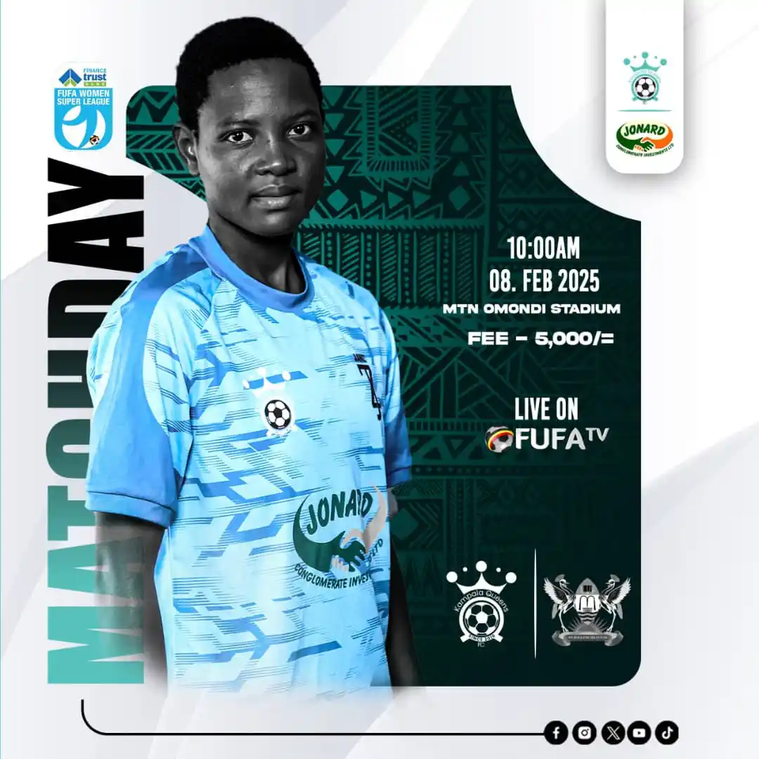 Image from Kampala Queens FC: It's *Matchday* and we are home ➡️Vs Makerere University WFC 📆Saturd...