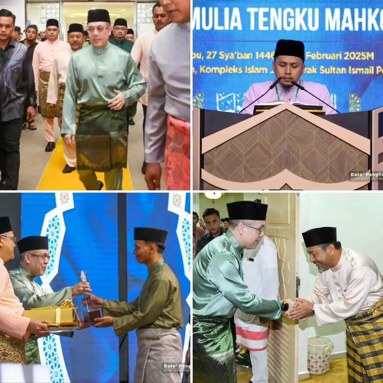 Image from Menteri Besar Kelantan: Menjunjung kasih Yang Teramat Mulia Tengku Mahkota Kelantan, Tengku Mu...