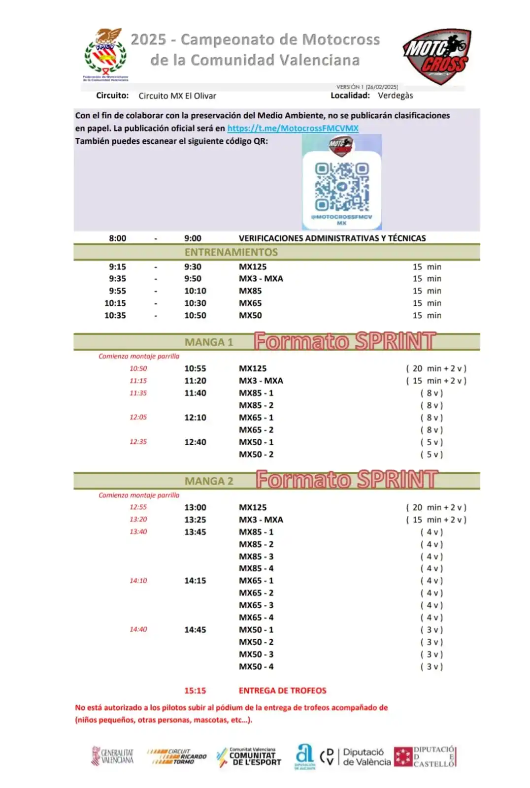 Image from Motociclismo Deportivo: Horario 🕑 MX Verdegàs 2025...