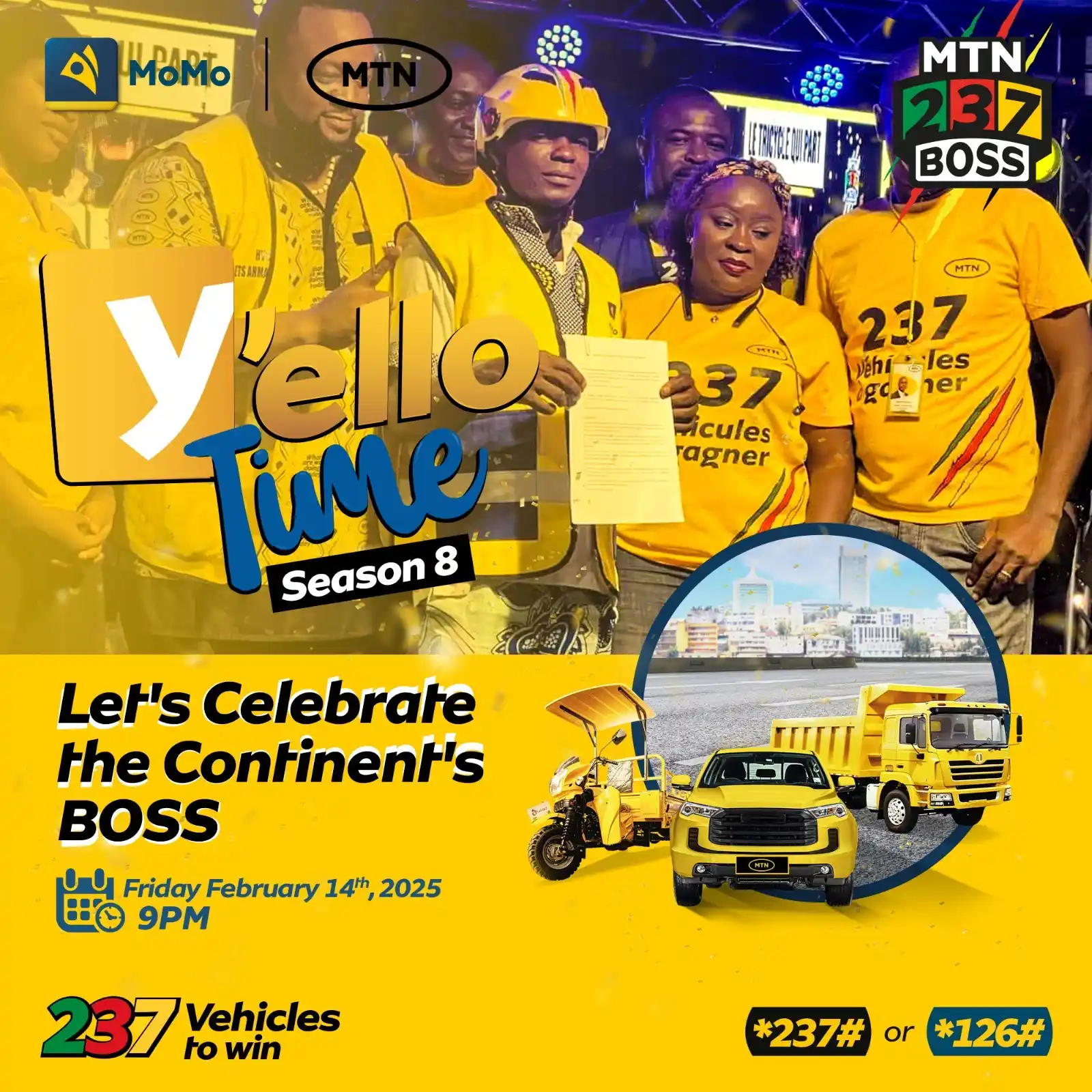 Image from MTN Cameroon: If bae hasn’t given you a gift yet, MTN237BOSS will! 🤩😍 Who will be...