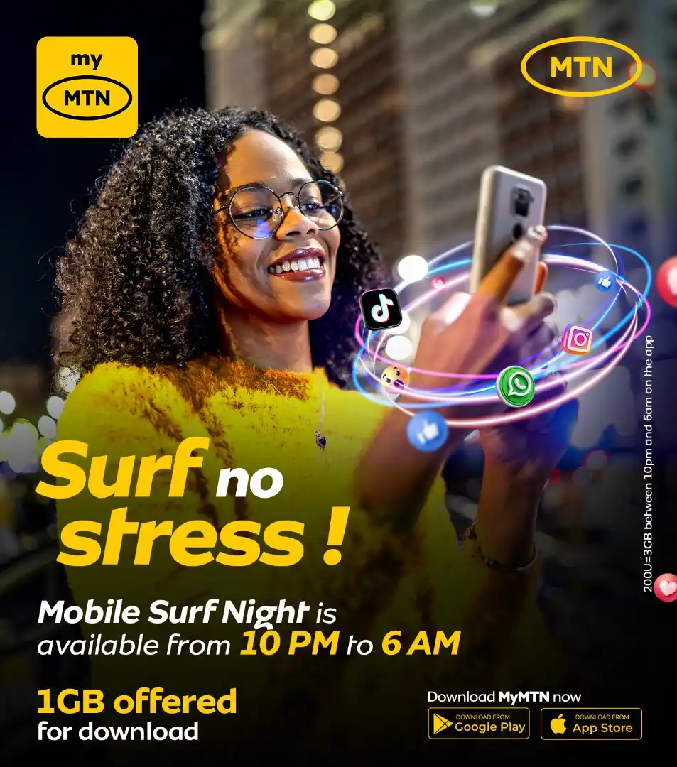 Image from MTN Cameroon: Sleep is for those who don’t have MyMTN! 😍 Enjoy 3GB for just 300U f...