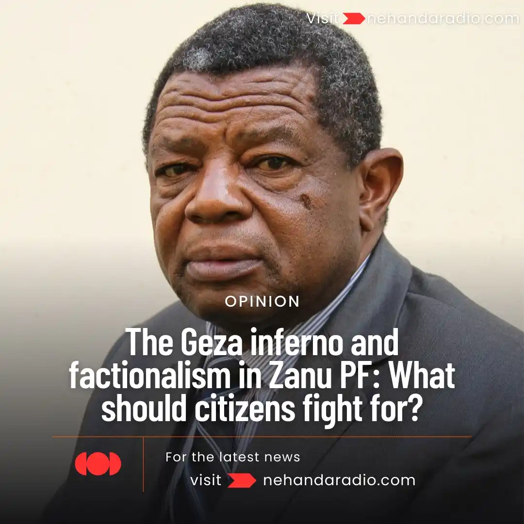 Image from Nehanda Radio: Dr Moses Tofa: "The debate about the factionalism in ZANU-PF has tende...