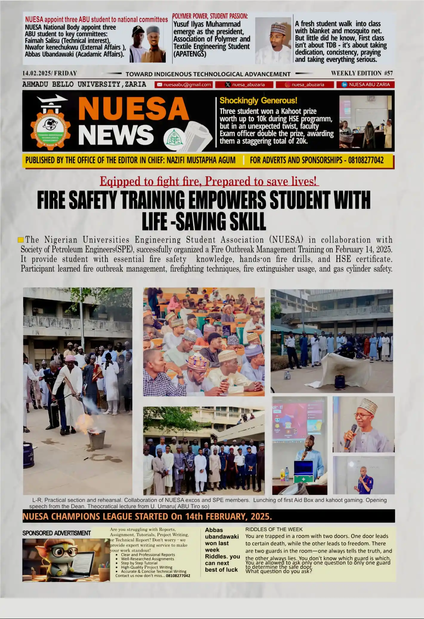 NUESA ABU ZARIA post