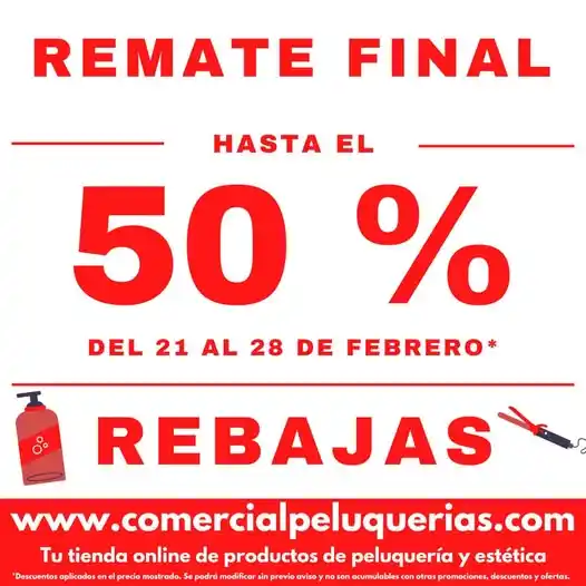 Outlet Comercial Peluquerías post