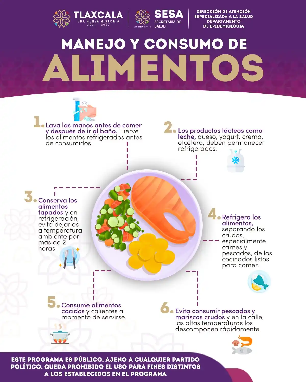 Image from Periódico Econsulta Tlaxcala: ✅ Protege a tu familia con el manejo adecuado de los alimentos 🥗 Láv...