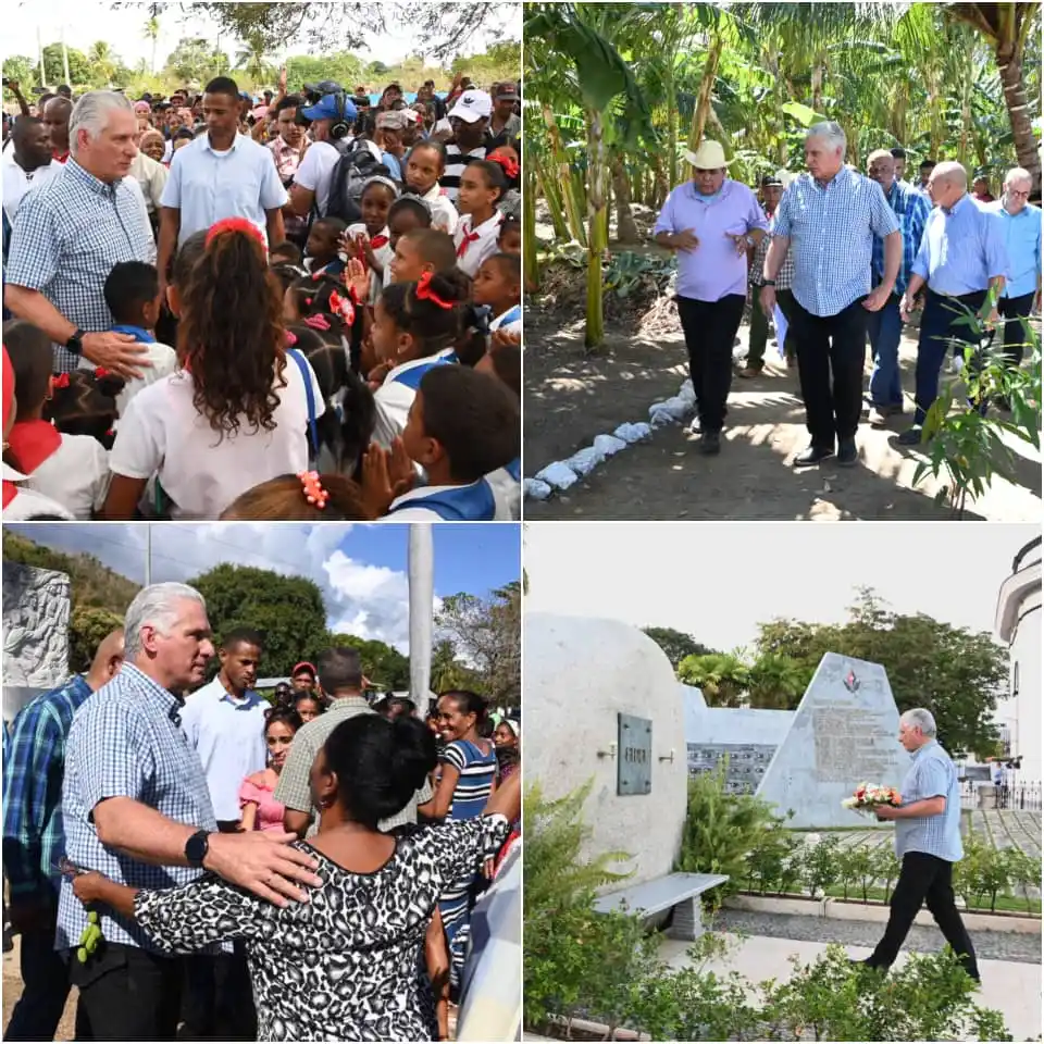 Image from Presidencia de Cuba: Hemos tenido una *intensa jornada de patriotismo, de dignidad y de eje...