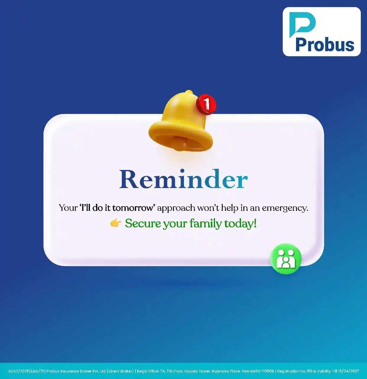 Probus Insurance Broker Pvt.Ltd. post